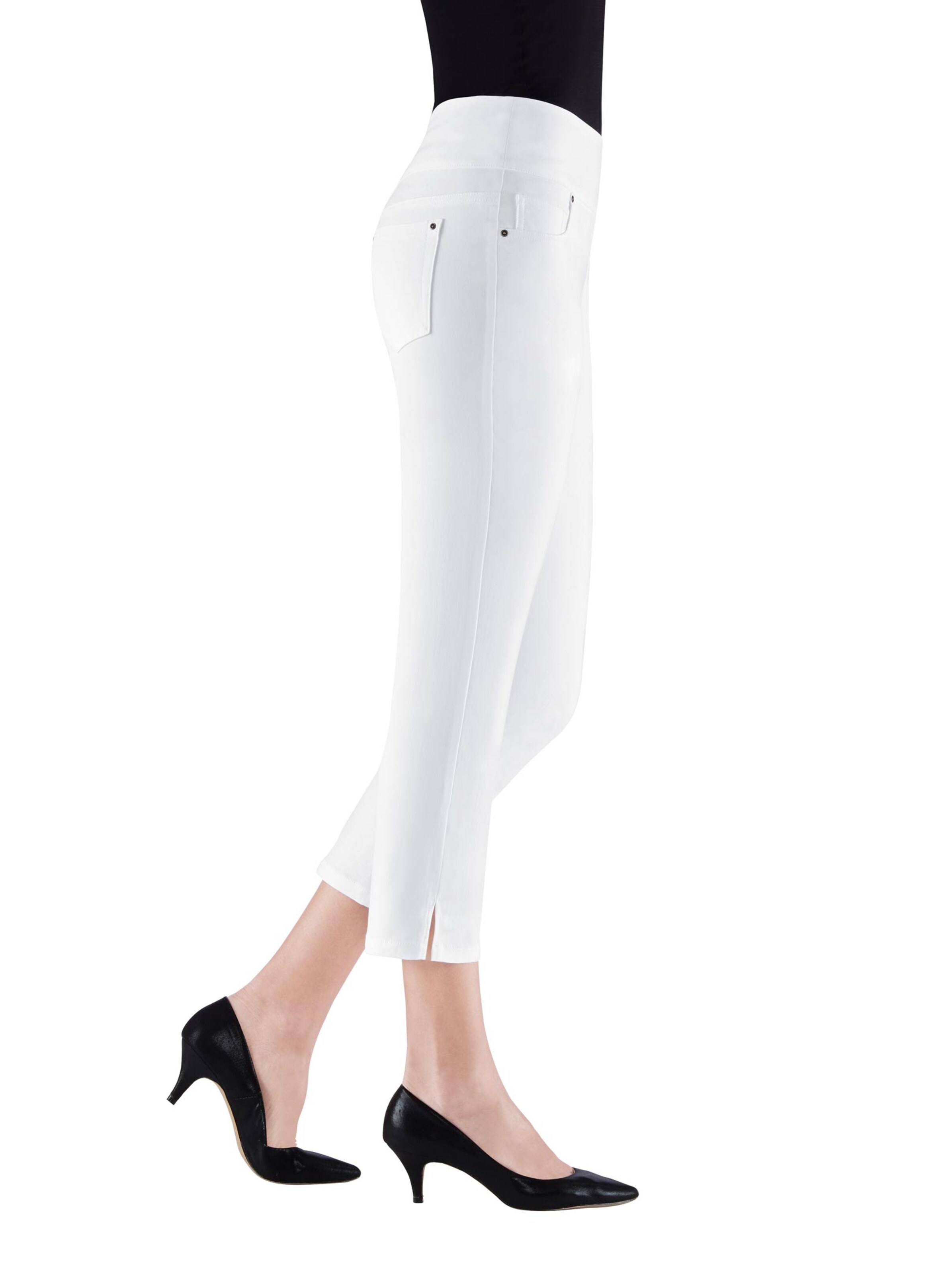 Damenmode Hosen Stretch-Hose in weiß 