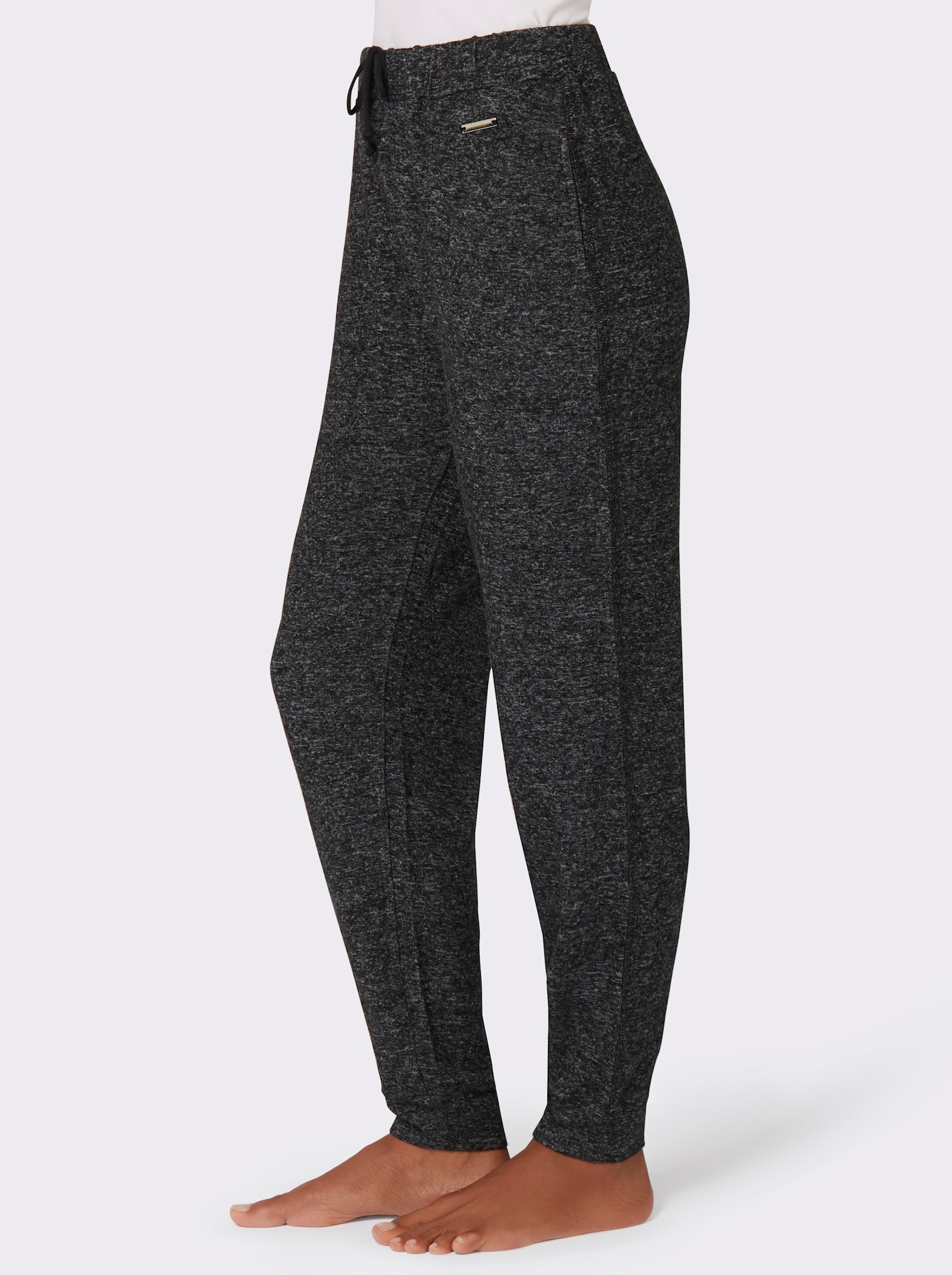 feel good Hose - anthrazit-meliert