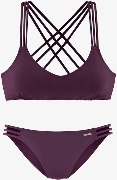 Bruno Banani Bustier-Bikini - bordeaux