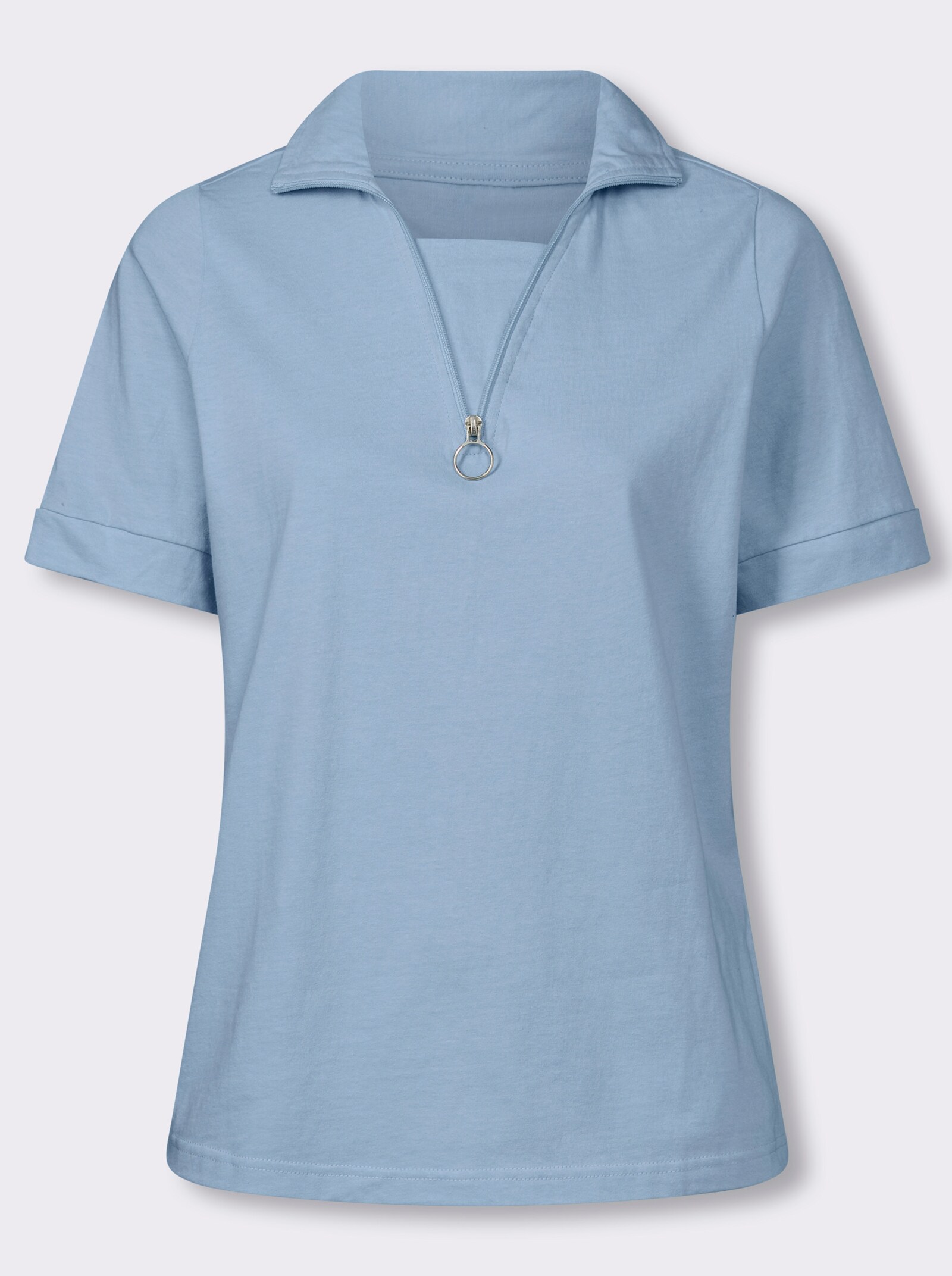 Poloshirt - eisblau