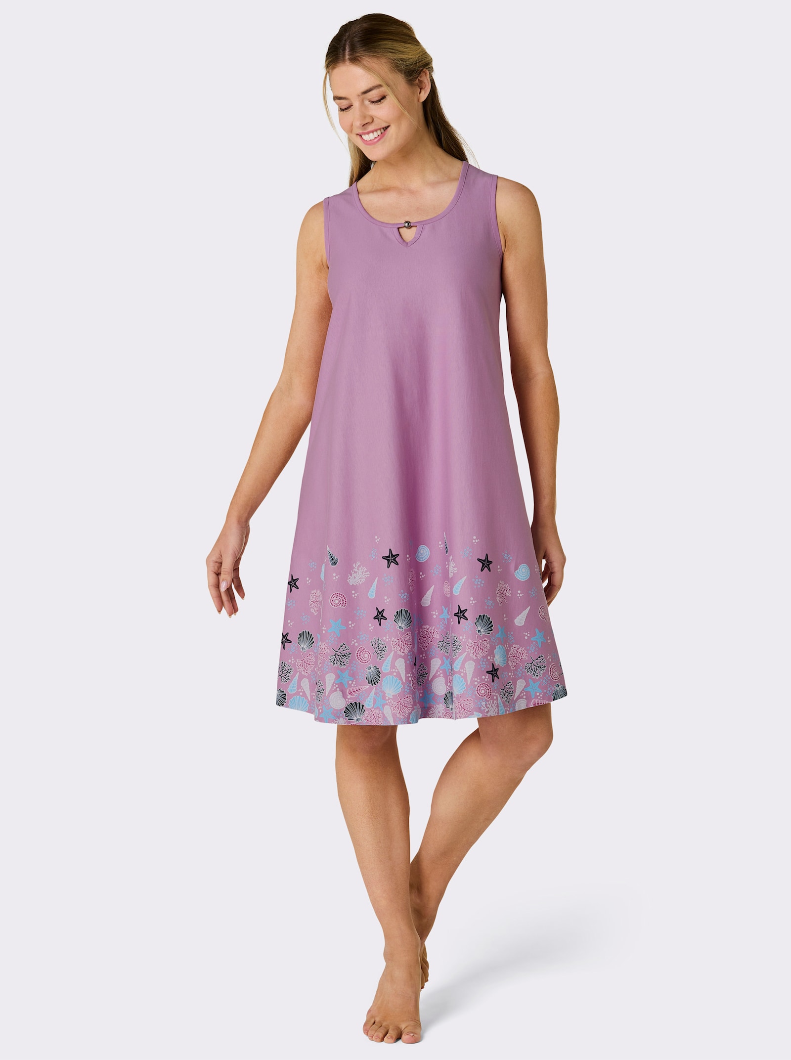 feel good Sommerkleid - orchidee-aqua
