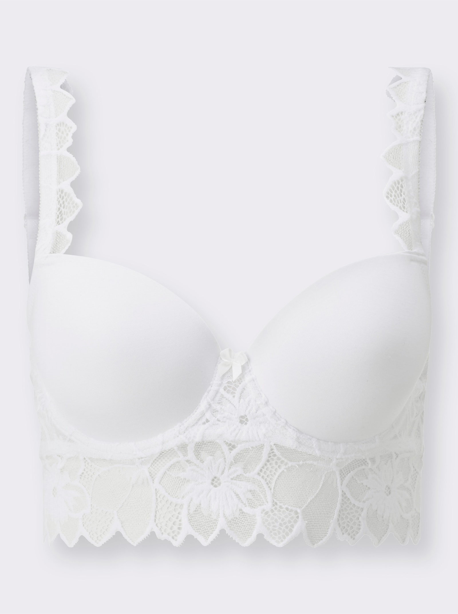 Beha met cups en beugel - wit