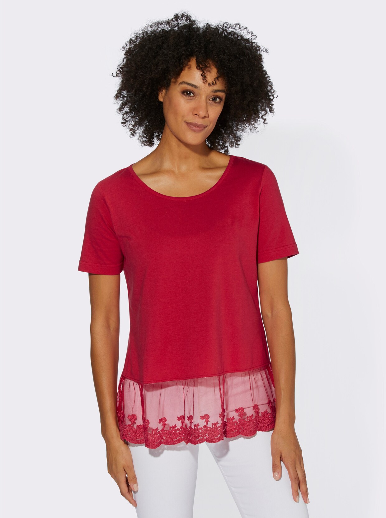 Shirt met korte mouwen - aardbei