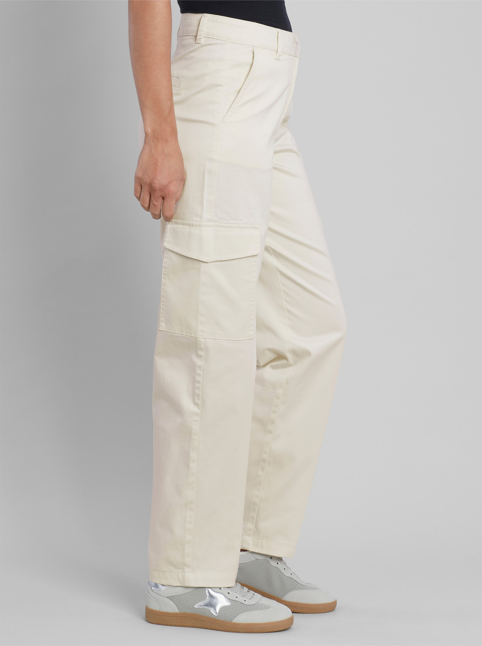 heine Cargohose mit aufgesetzten Taschen - champagner