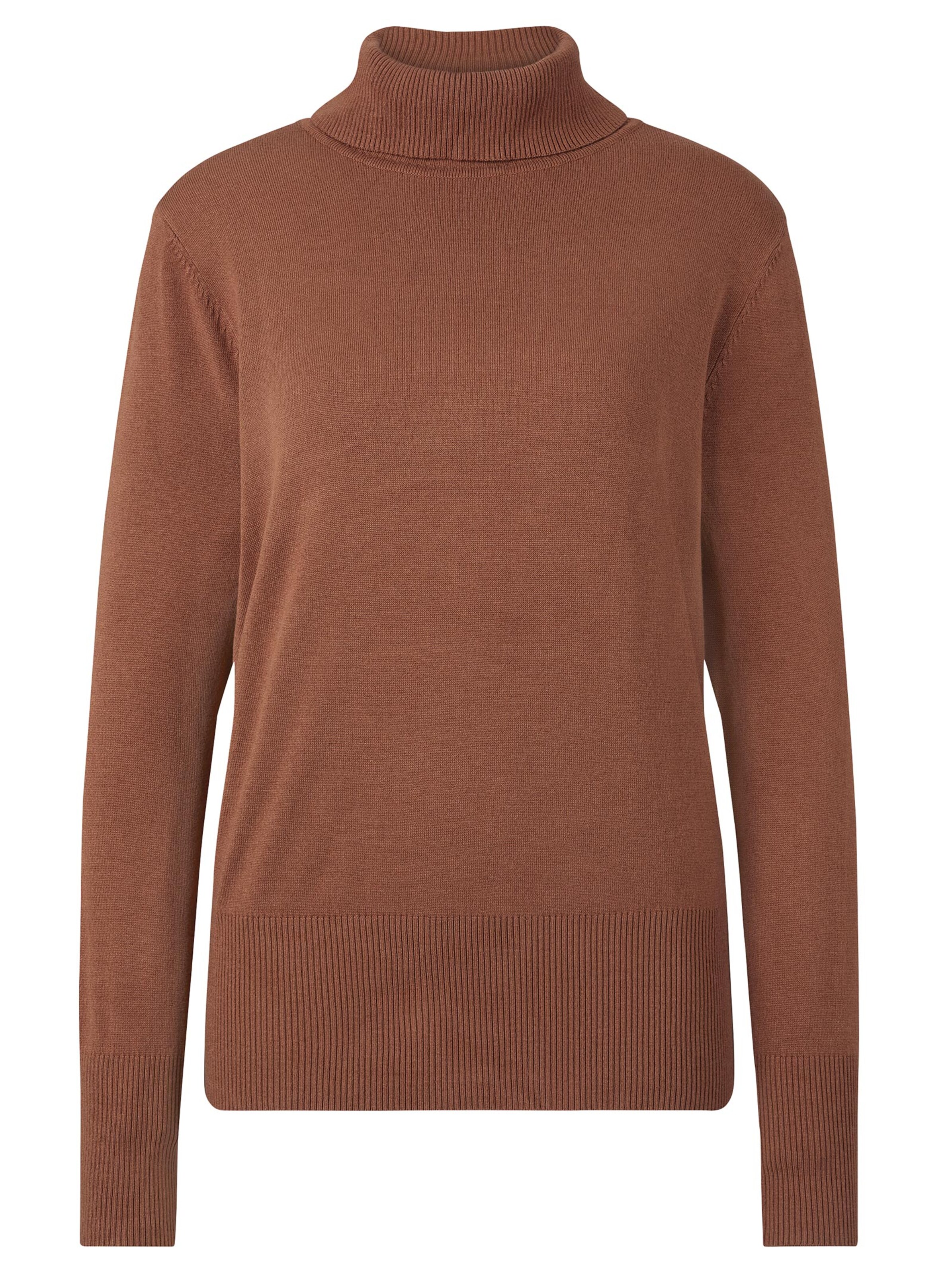 Rollkragen-Pullover - nugat