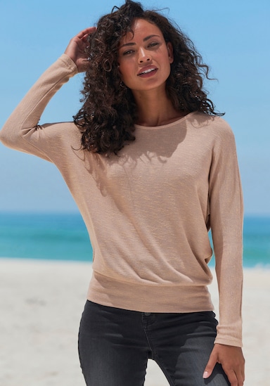 Vivance T-shirt à manches longues - beige