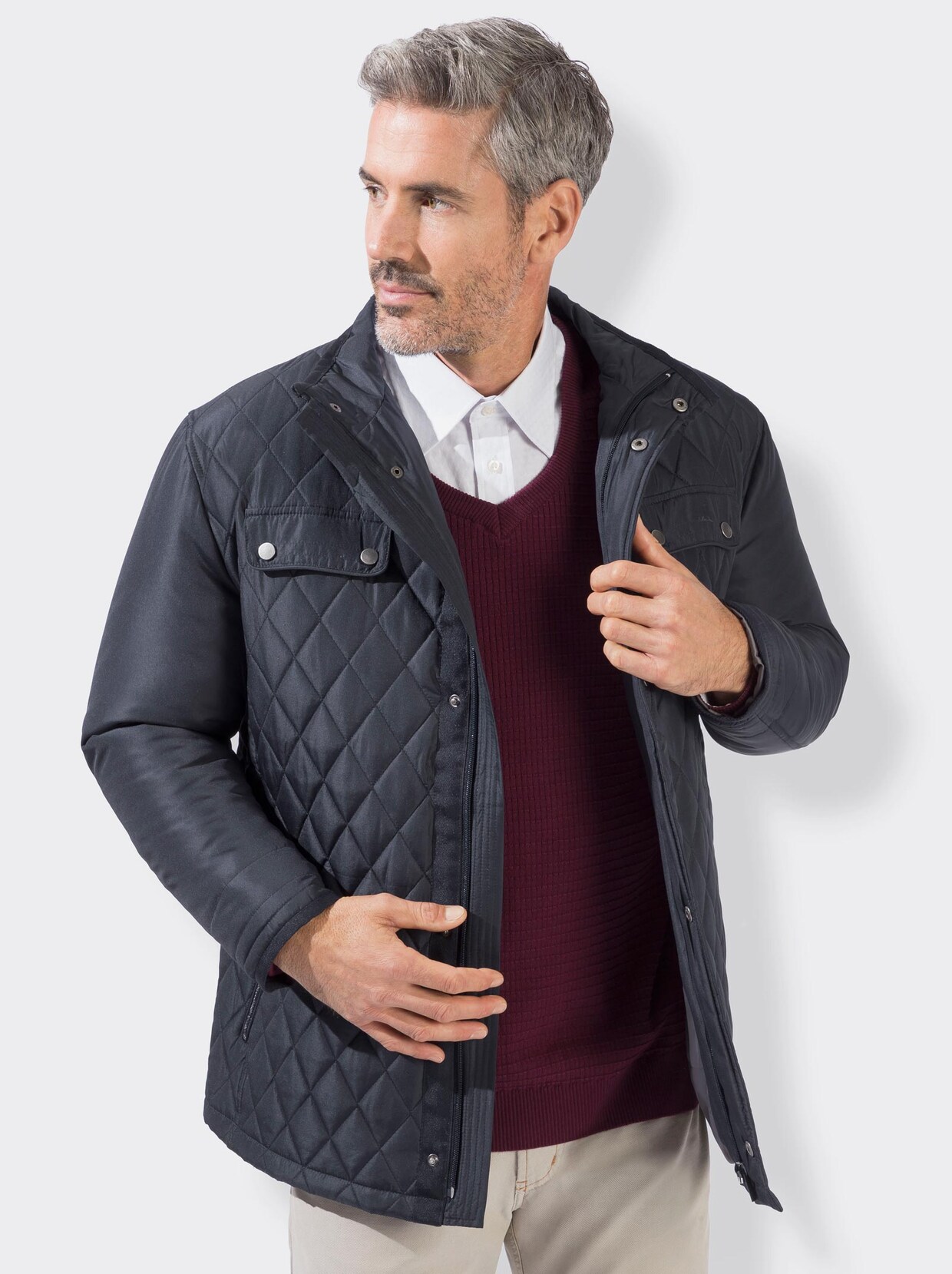 Marco Donati Steppjacke - marine