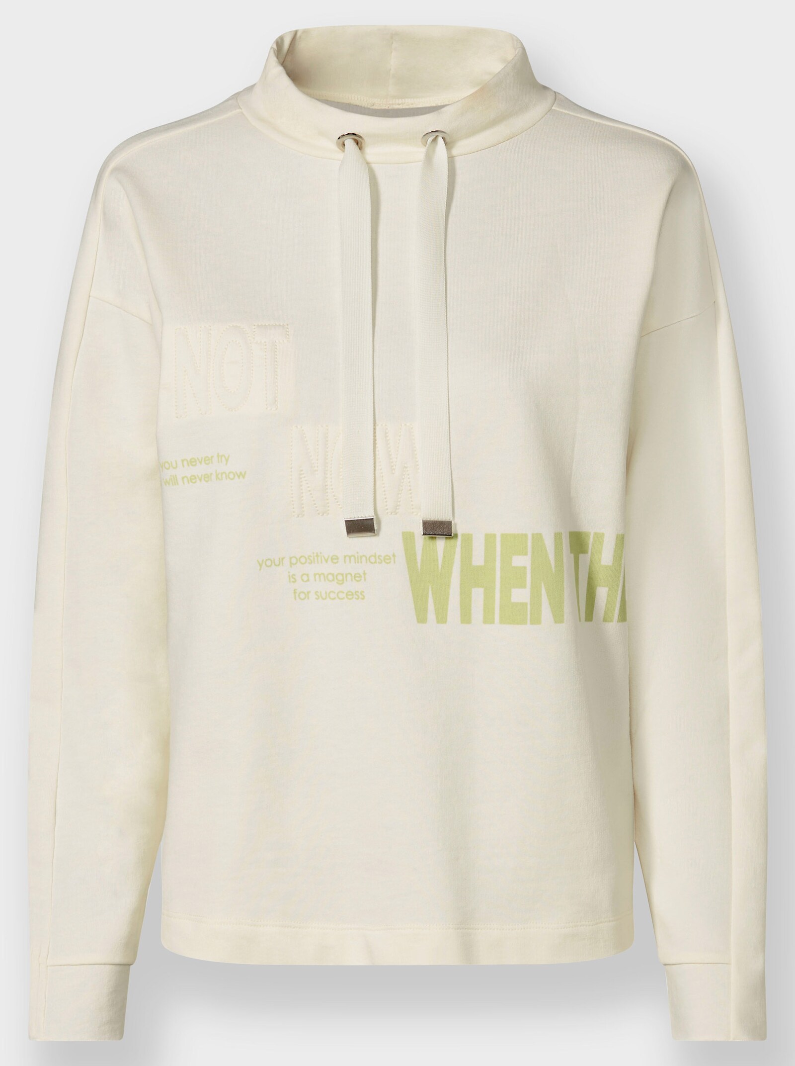 heine Sweatshirt mit 3D-Print - champagner