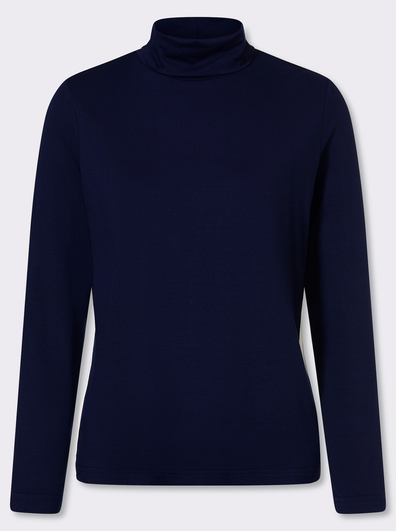 heine Langarmshirt mit Galonstreifen - marine-ecru