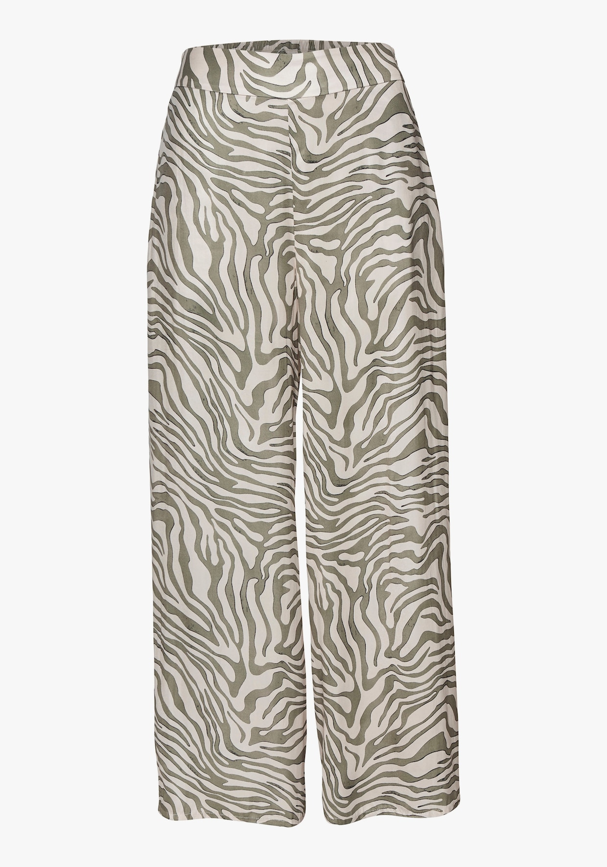 LASCANA Pantalon tissé - kaki-beige imprimé