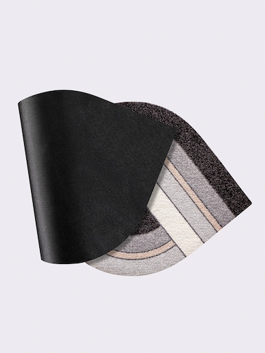 Salonloewe Fußmatte - schwarz-weiß