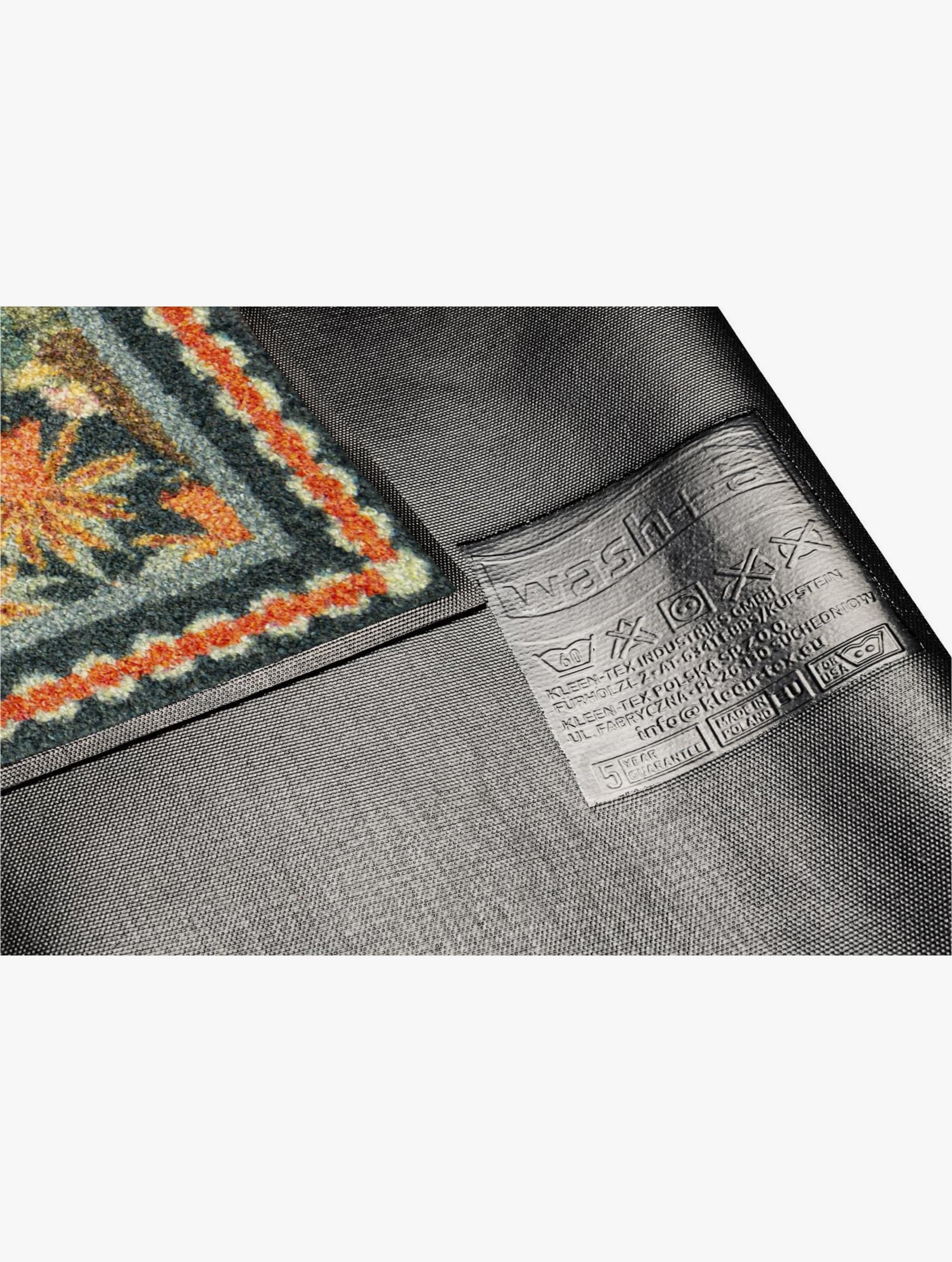 wash+dry by Kleen-Tex Fußmatte - grün-gemustert