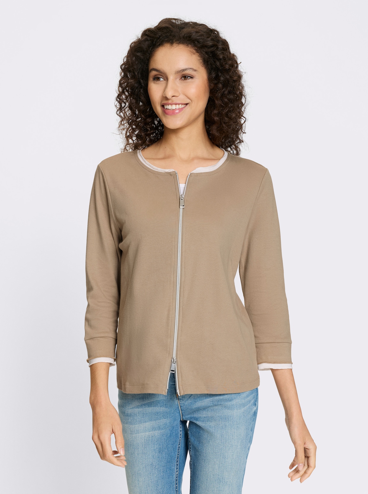 heine Shirtjacke - schlamm