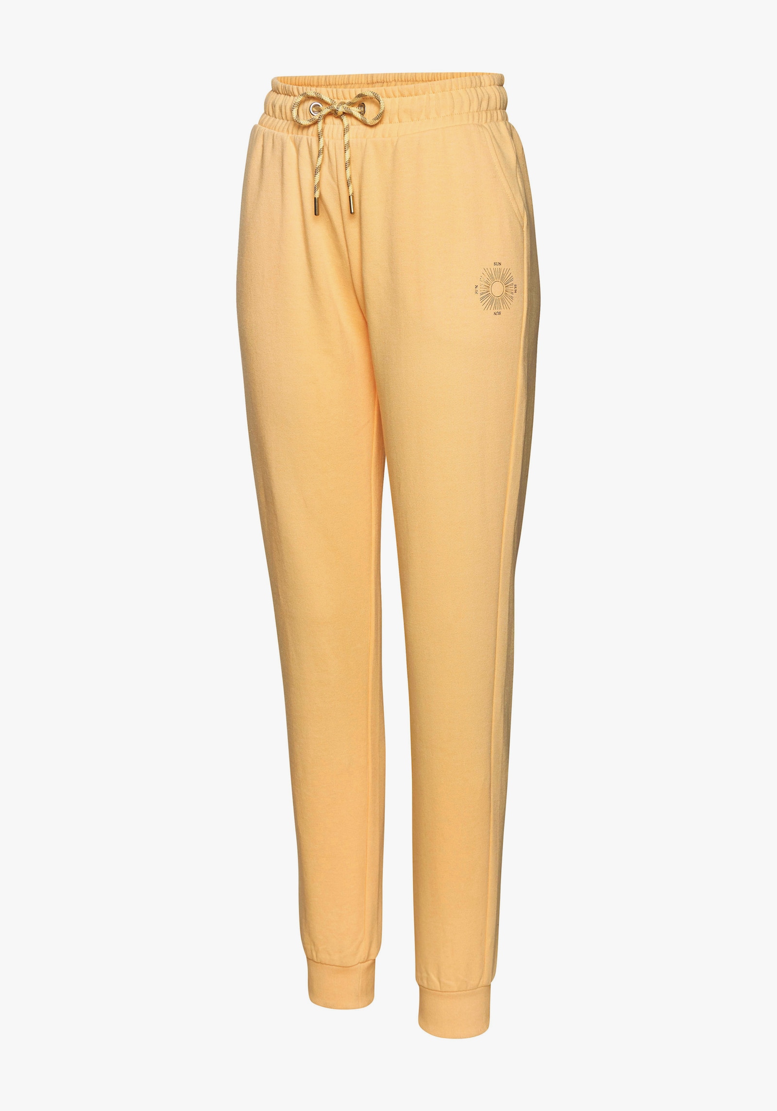 Buffalo Pantalon molletonné - jaune