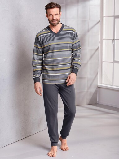 Zwarte zijden zomerpyjama voor heren • Alle pyjamas