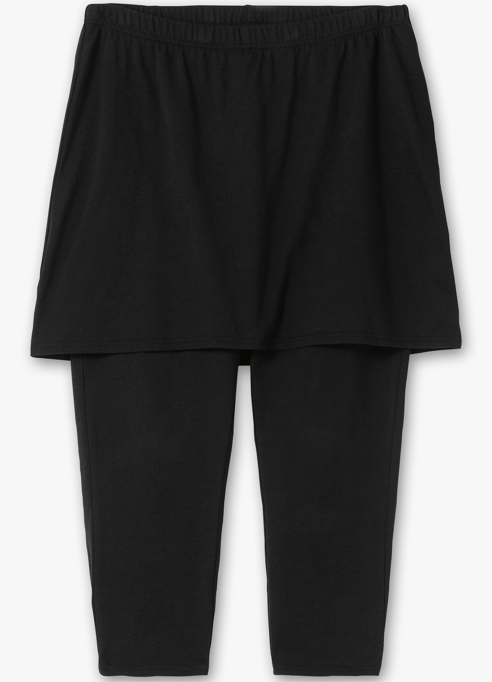 sheego by Joe Browns Legging-jupe longueur 3/4 - noir