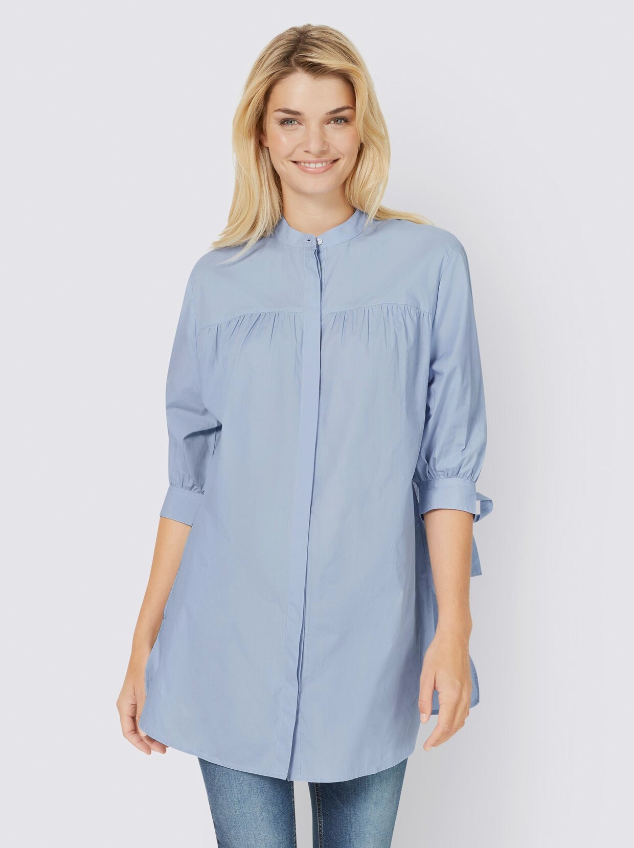 Linea Tesini Bluse - bleu