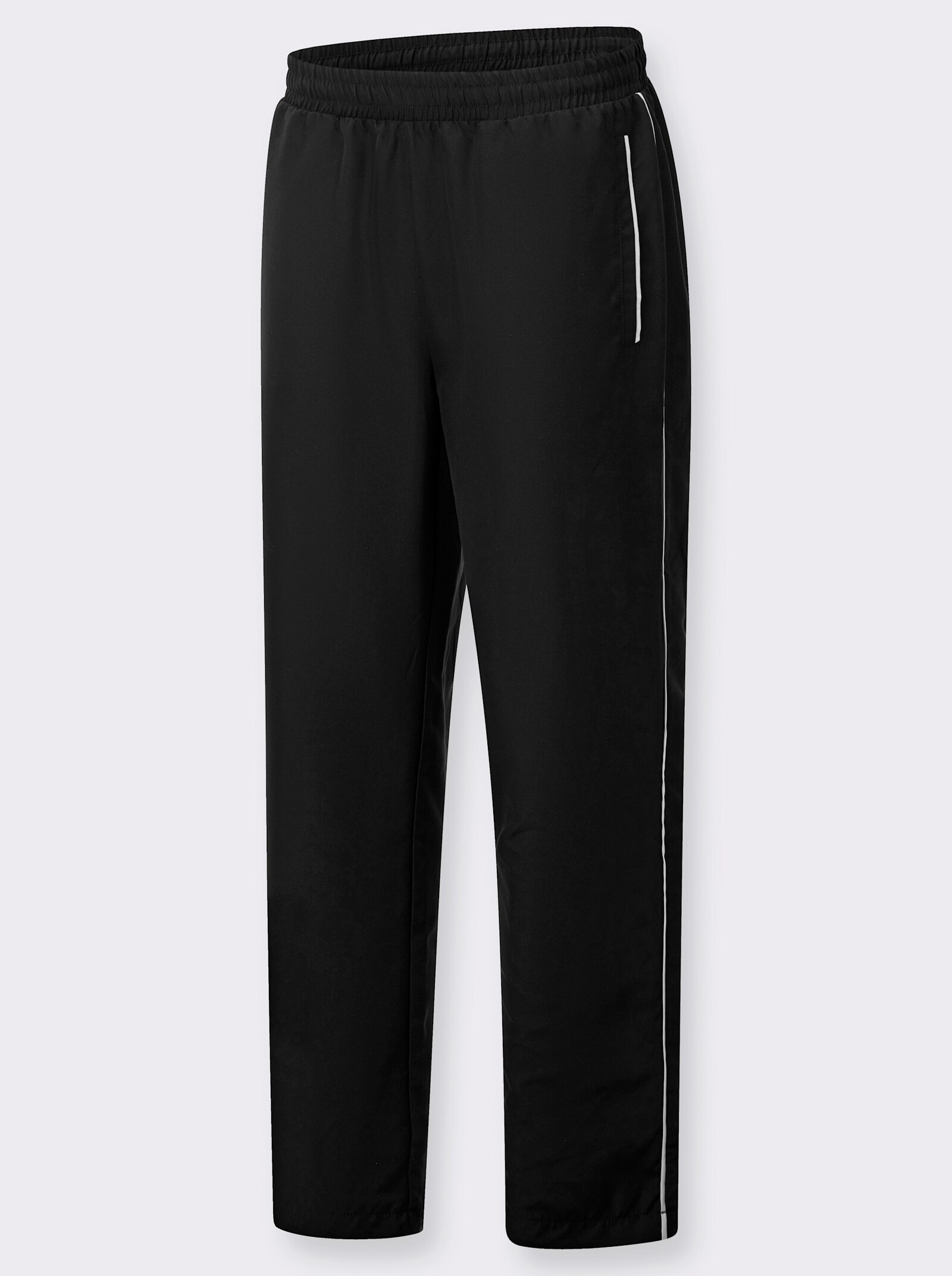 Freizeithose mit Dehnbund - schwarz