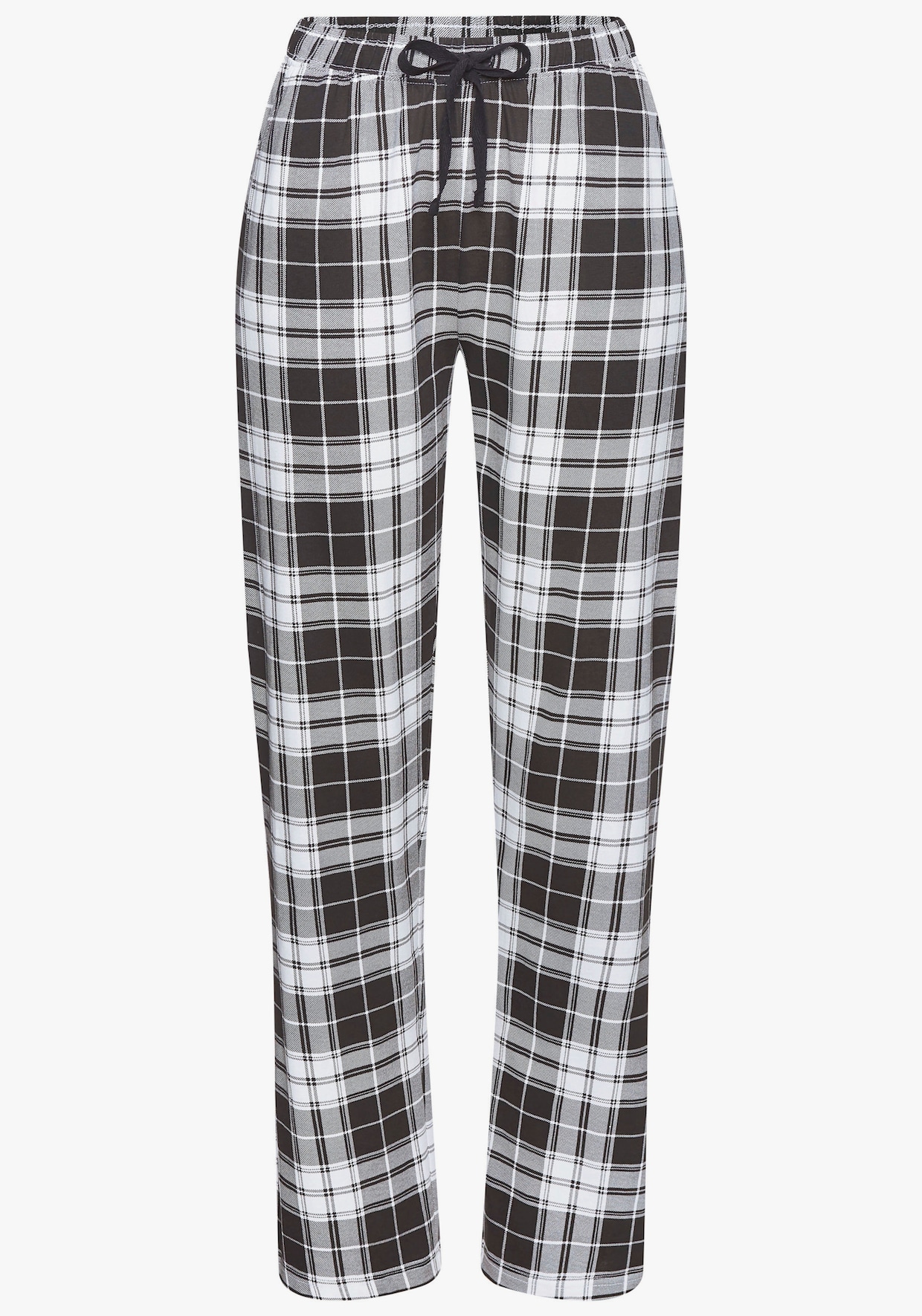 Vivance Dreams Pyjamahose - schwarz-weiß-gemustert