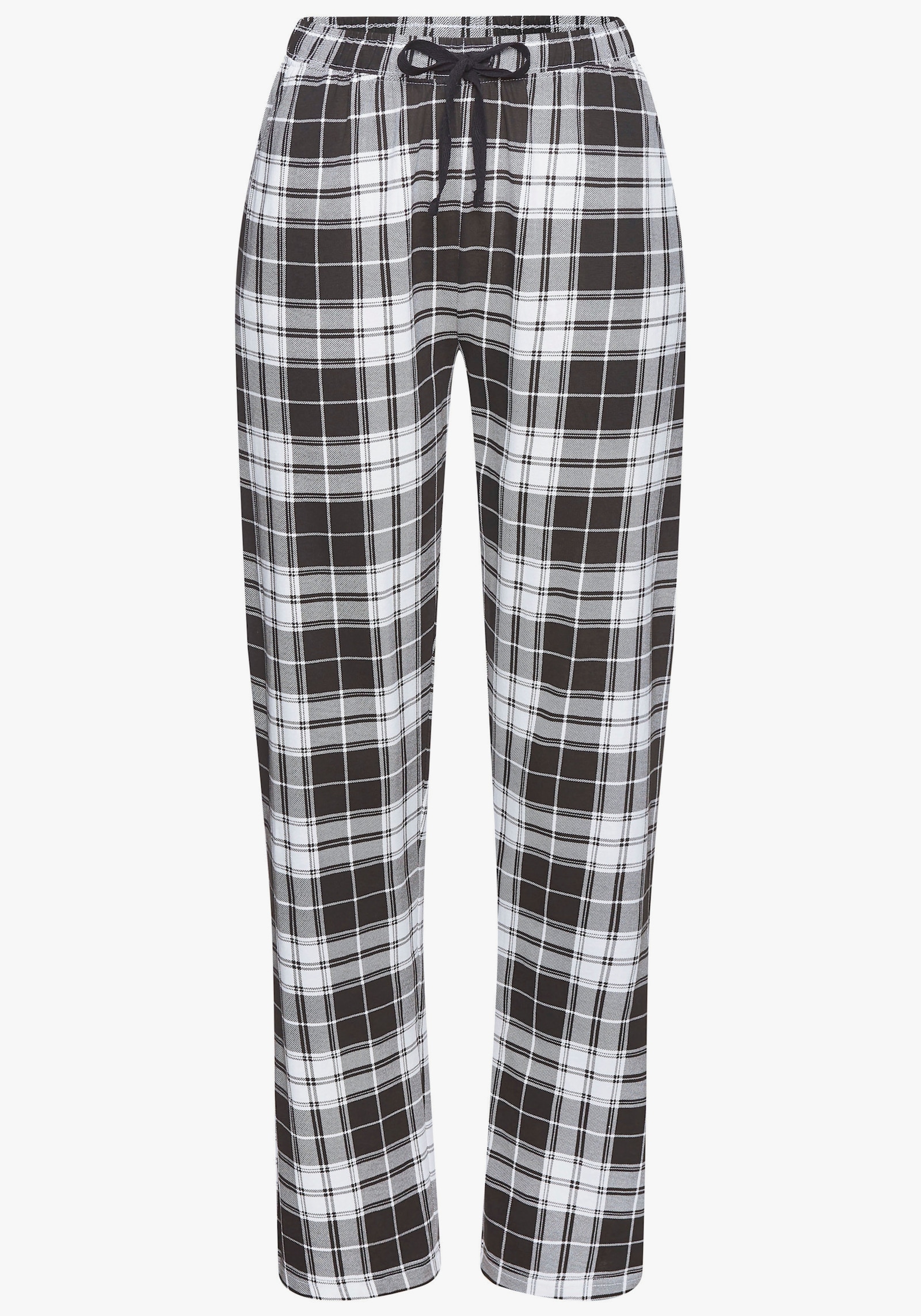 Vivance Dreams Bas de pyjama - noir-blanc à motifs