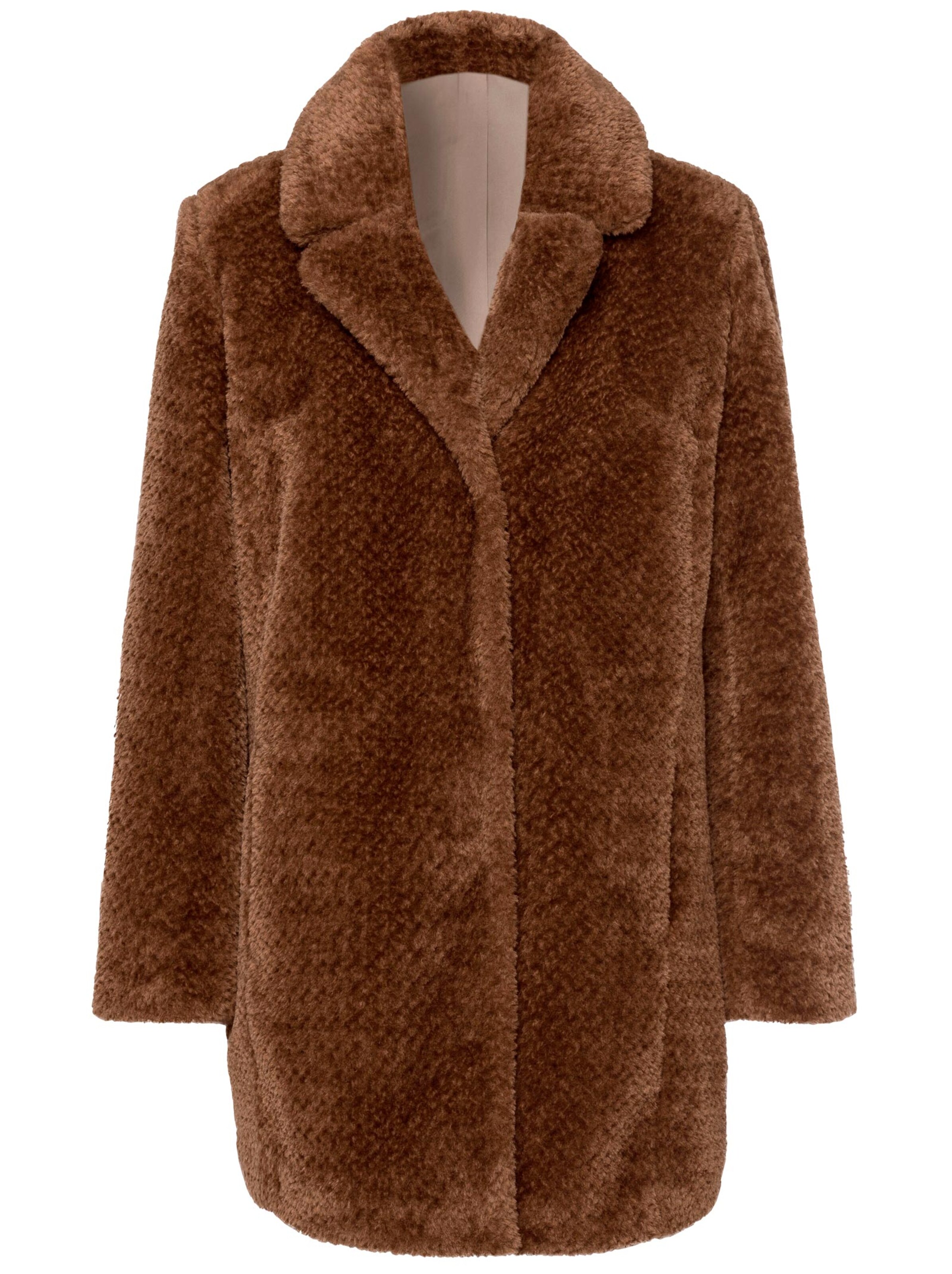 Webpelz-Jacke - toffee