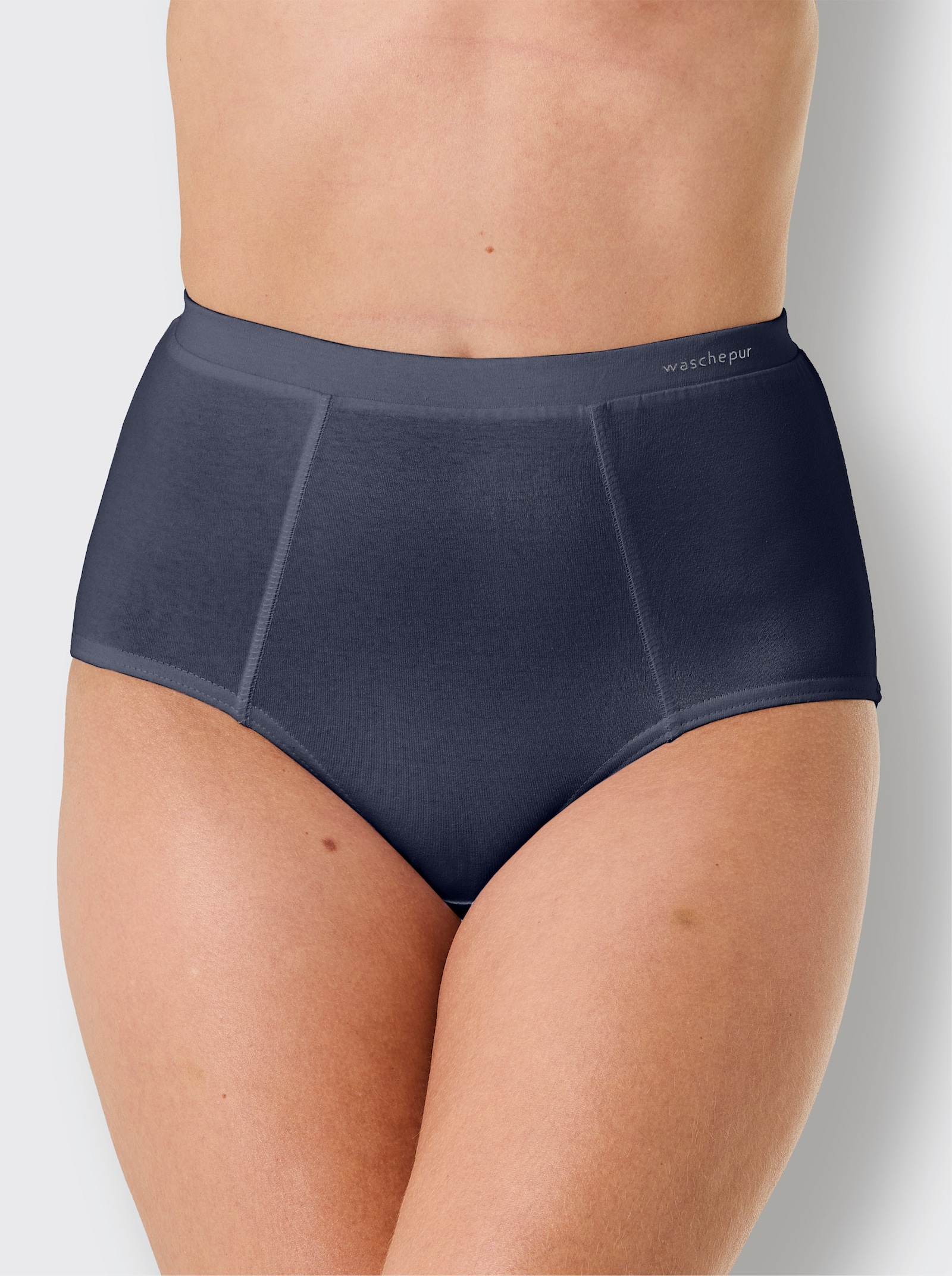 wäschepur Formslip - marine + dunkelrot