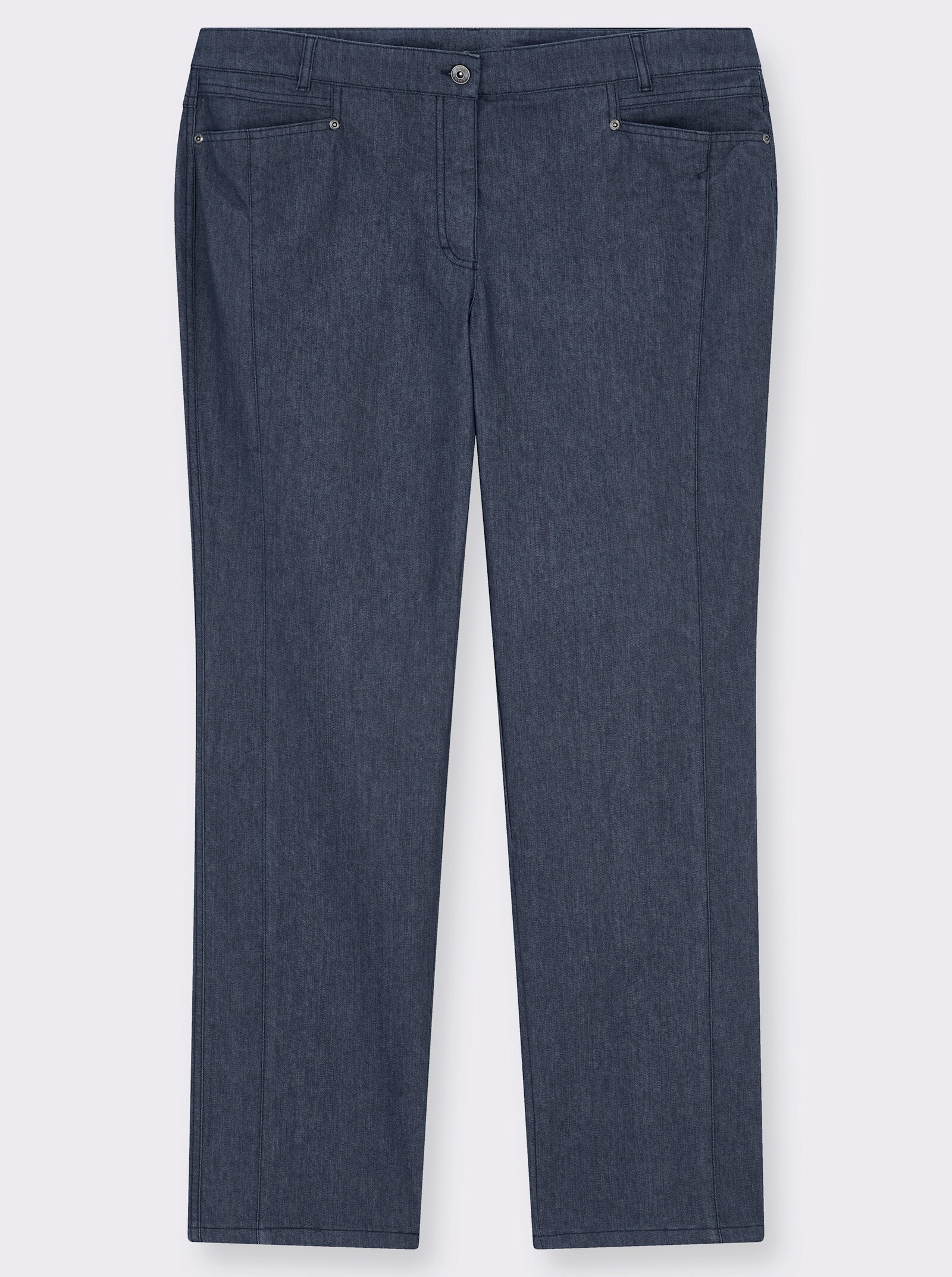 Cosma Gerade Jeans mit Bauch-weg-Effekt - blue-stone-washed