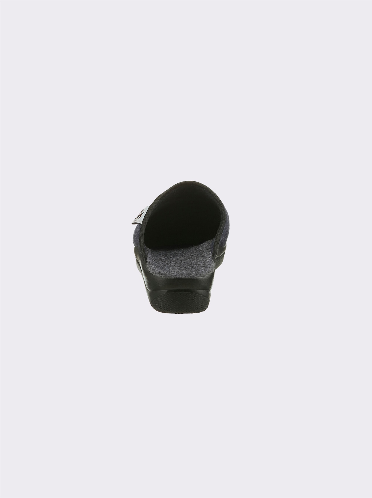 Pantoffel - grau-marine