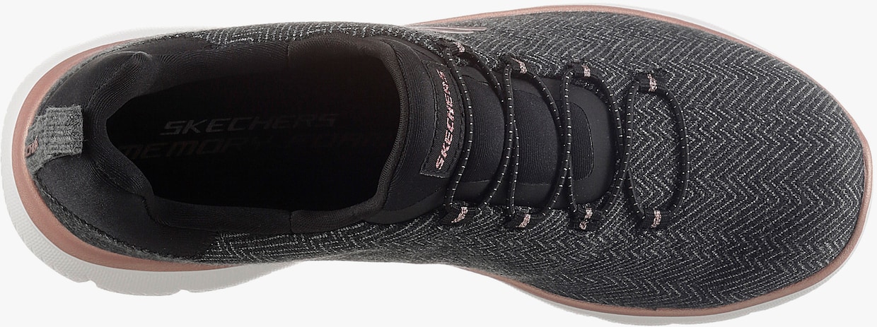 Skechers Slip-On Sneaker - schwarz-meliert
