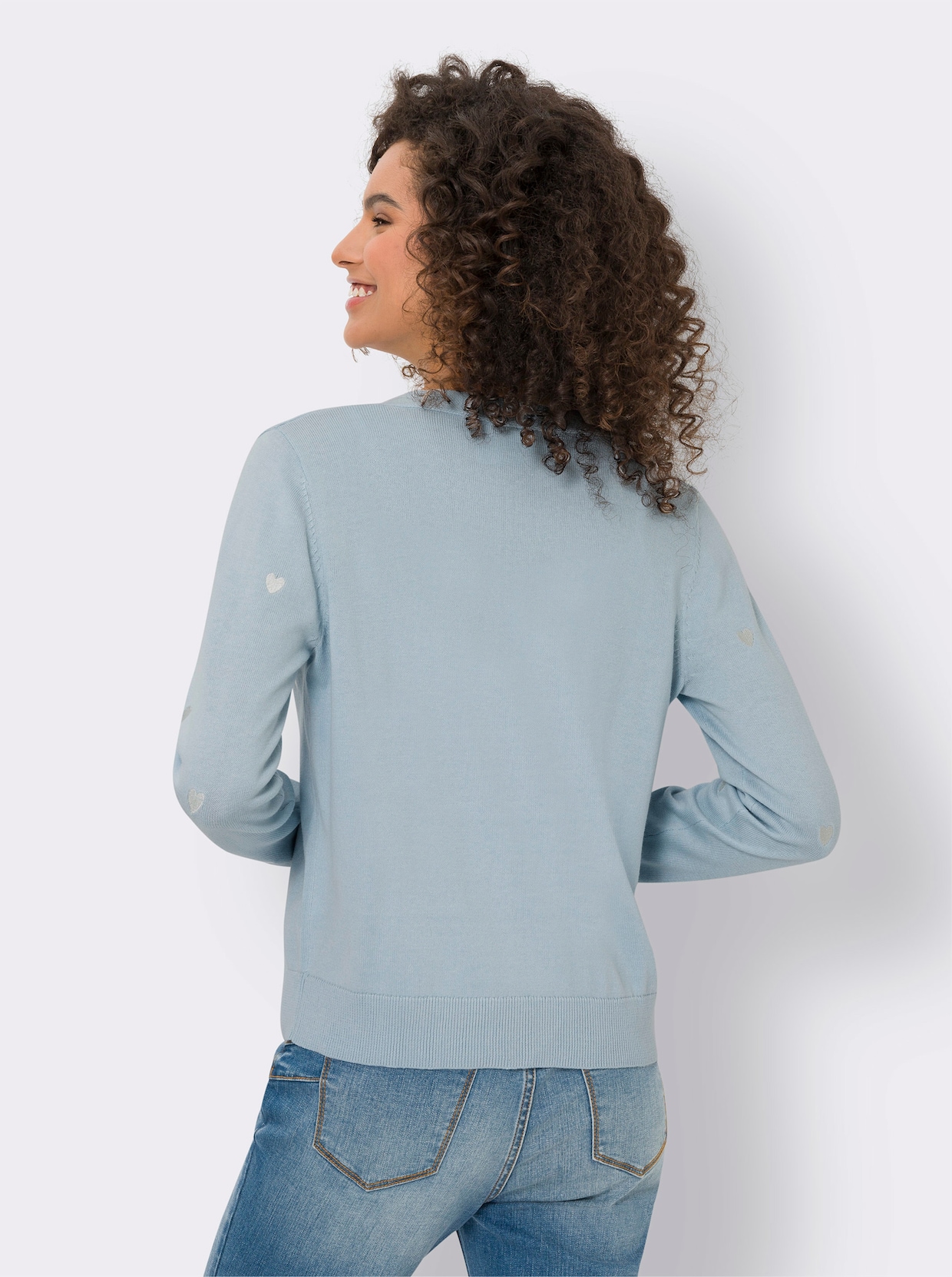 heine Cardigan - hellblau