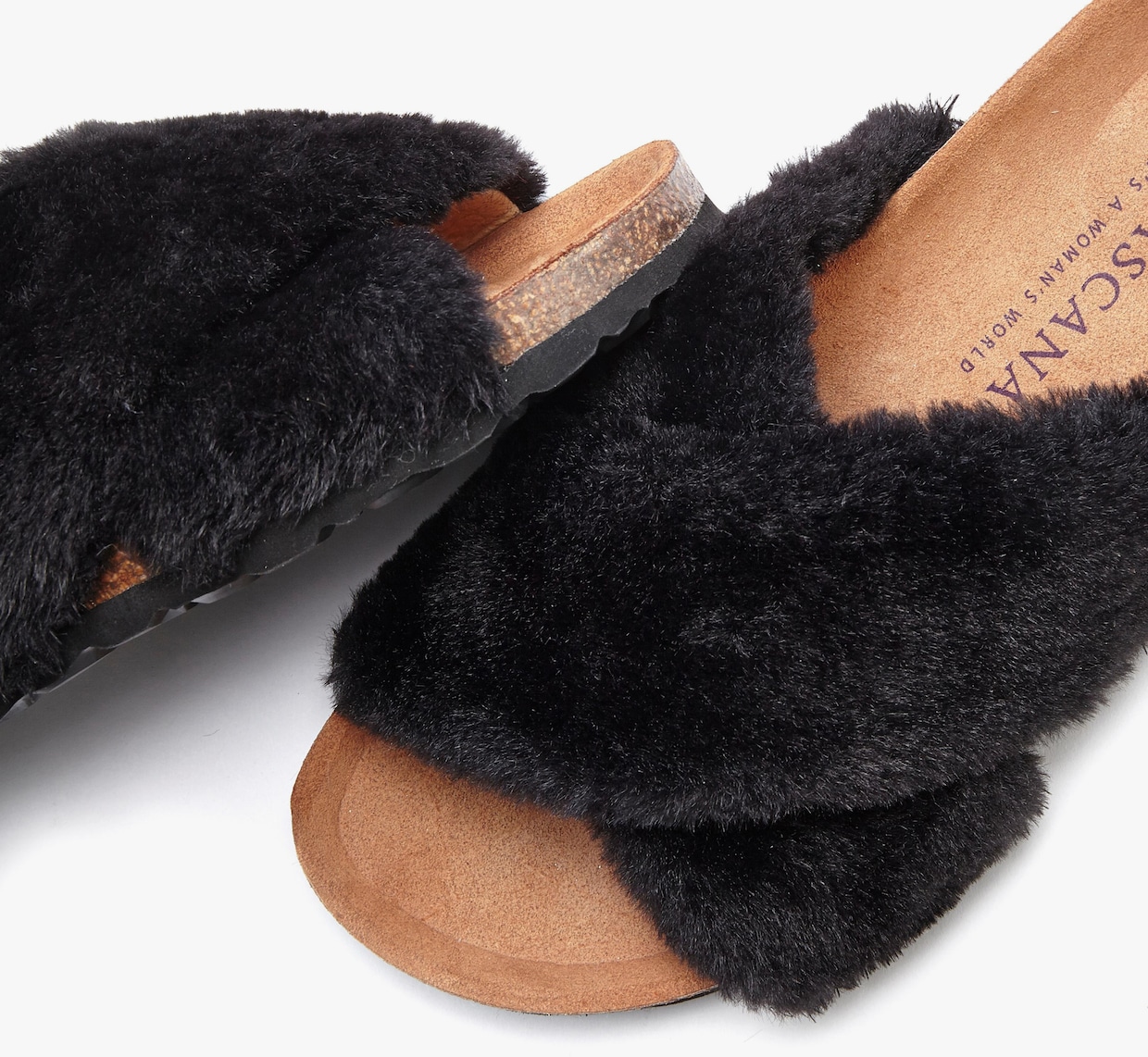 LASCANA slippers - zwart