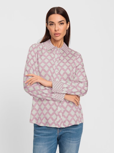 heine Hemdbluse - rosé-champagner
