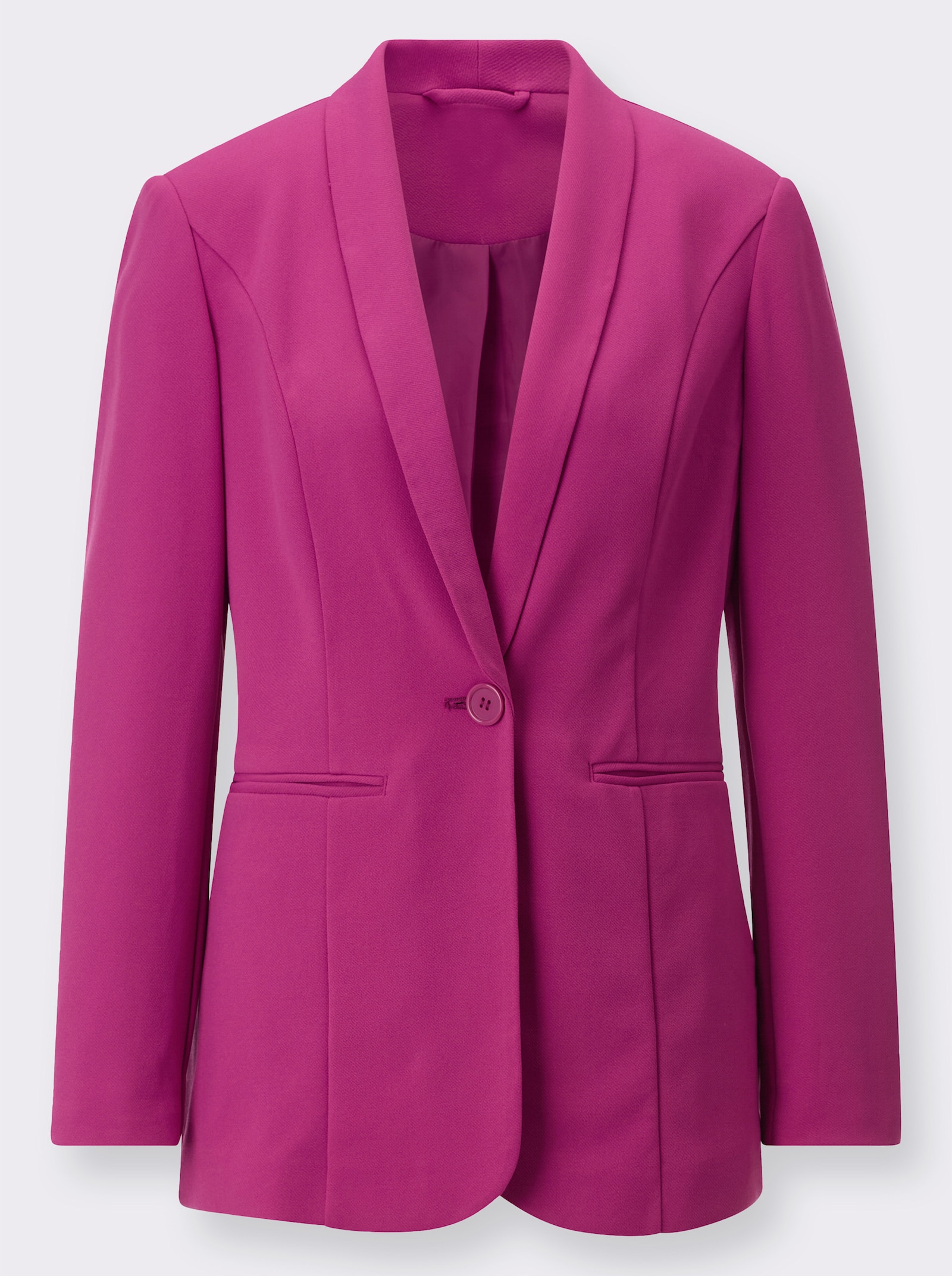 Blazer mit Schalkragen - magenta