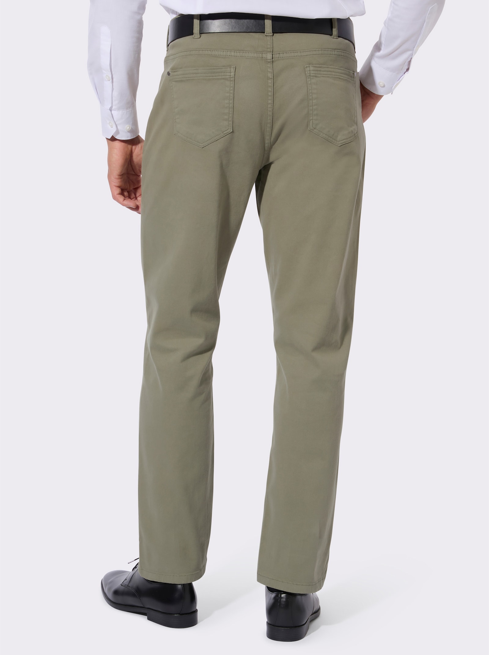 5-pocketjeans van twill - kaki