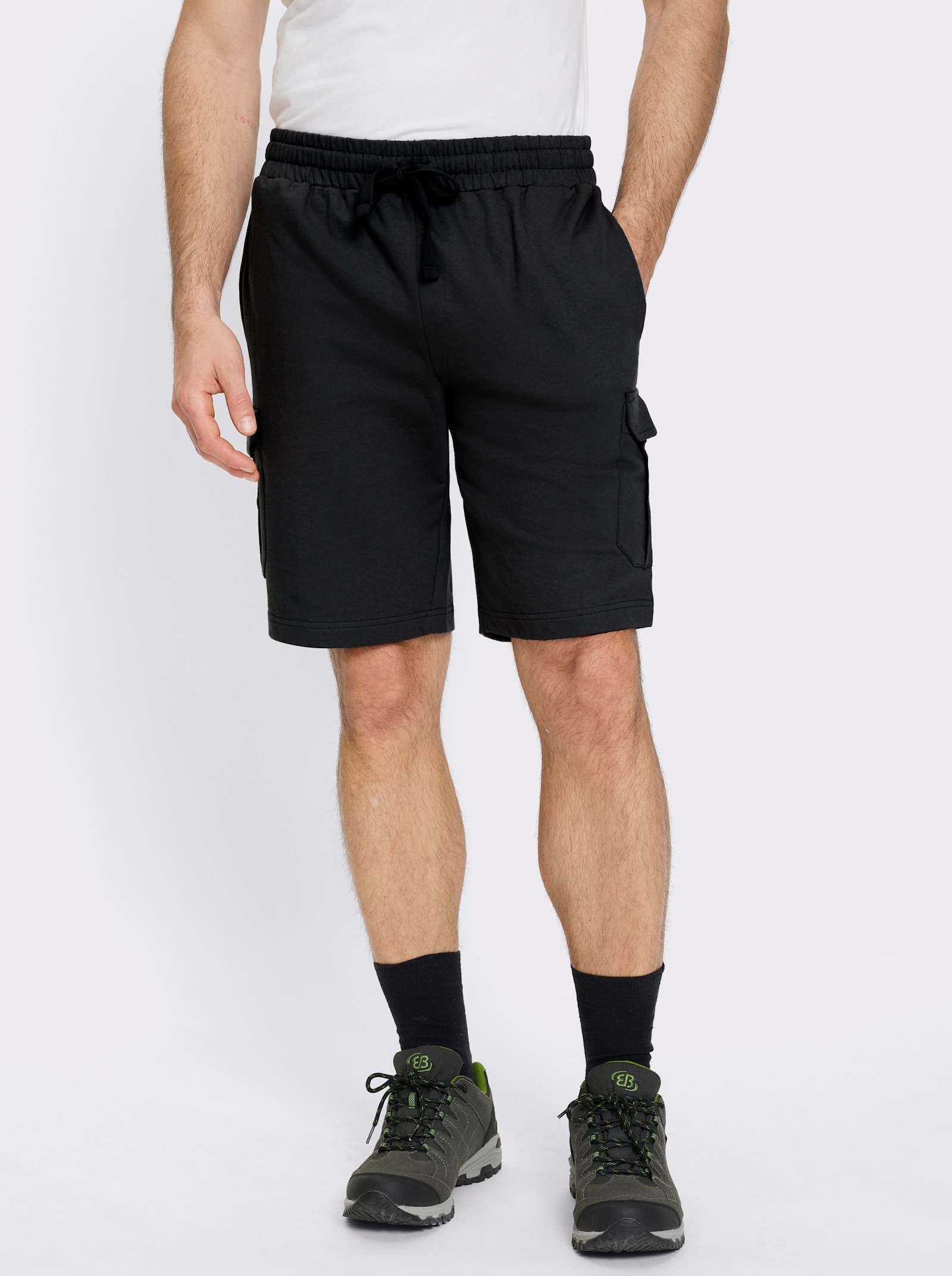 Catamaran Sports Cargobermudas mit Rundum-Dehnbund - schwarz