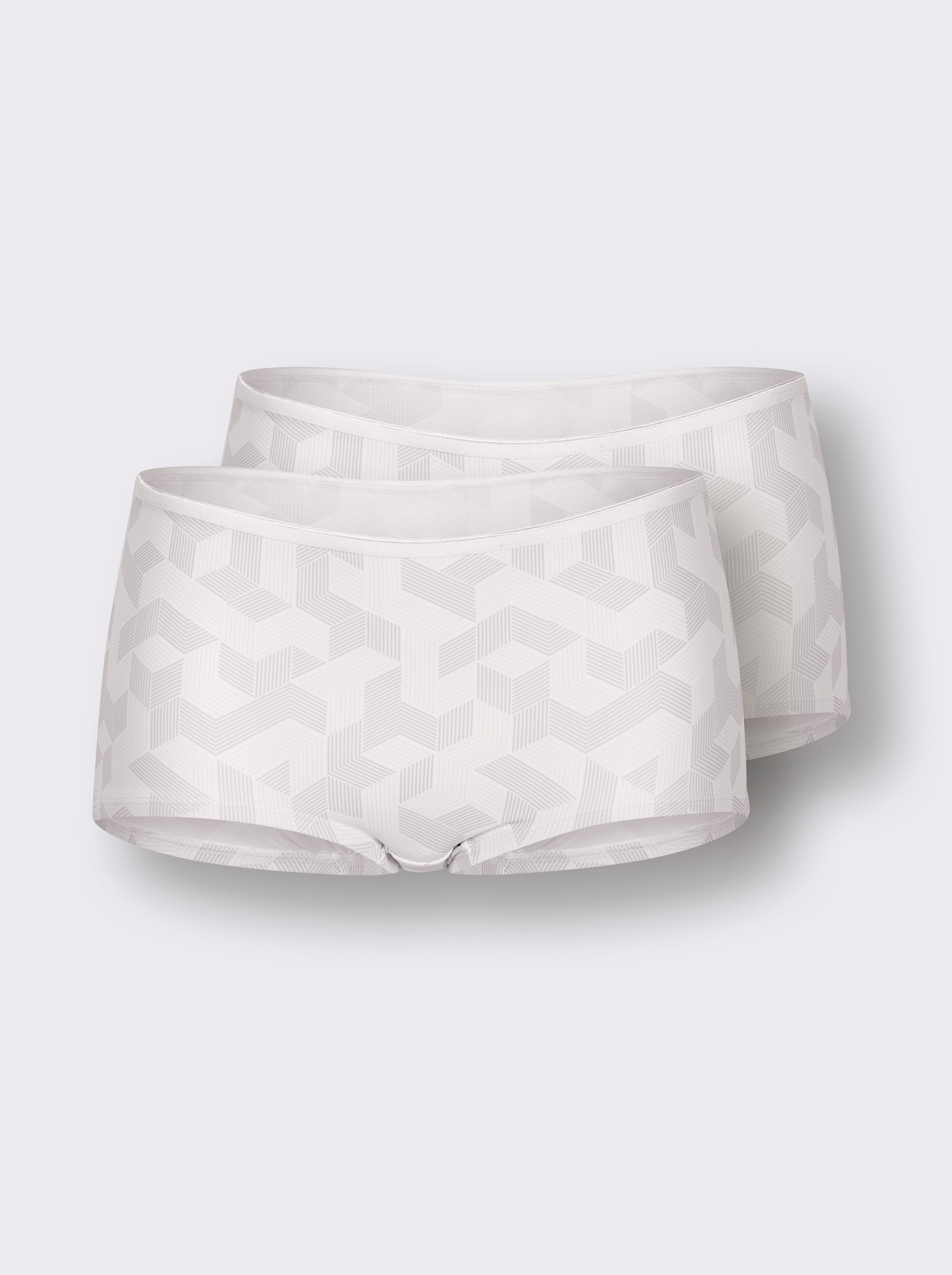 wäschepur Hipster - weiß-hellgrau