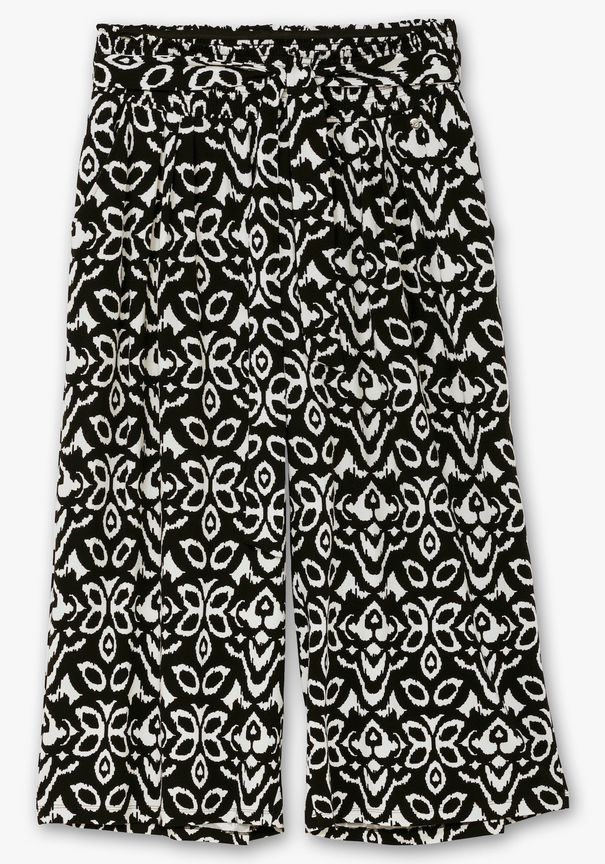 sheego Schlupfhose - schwarz-weiß