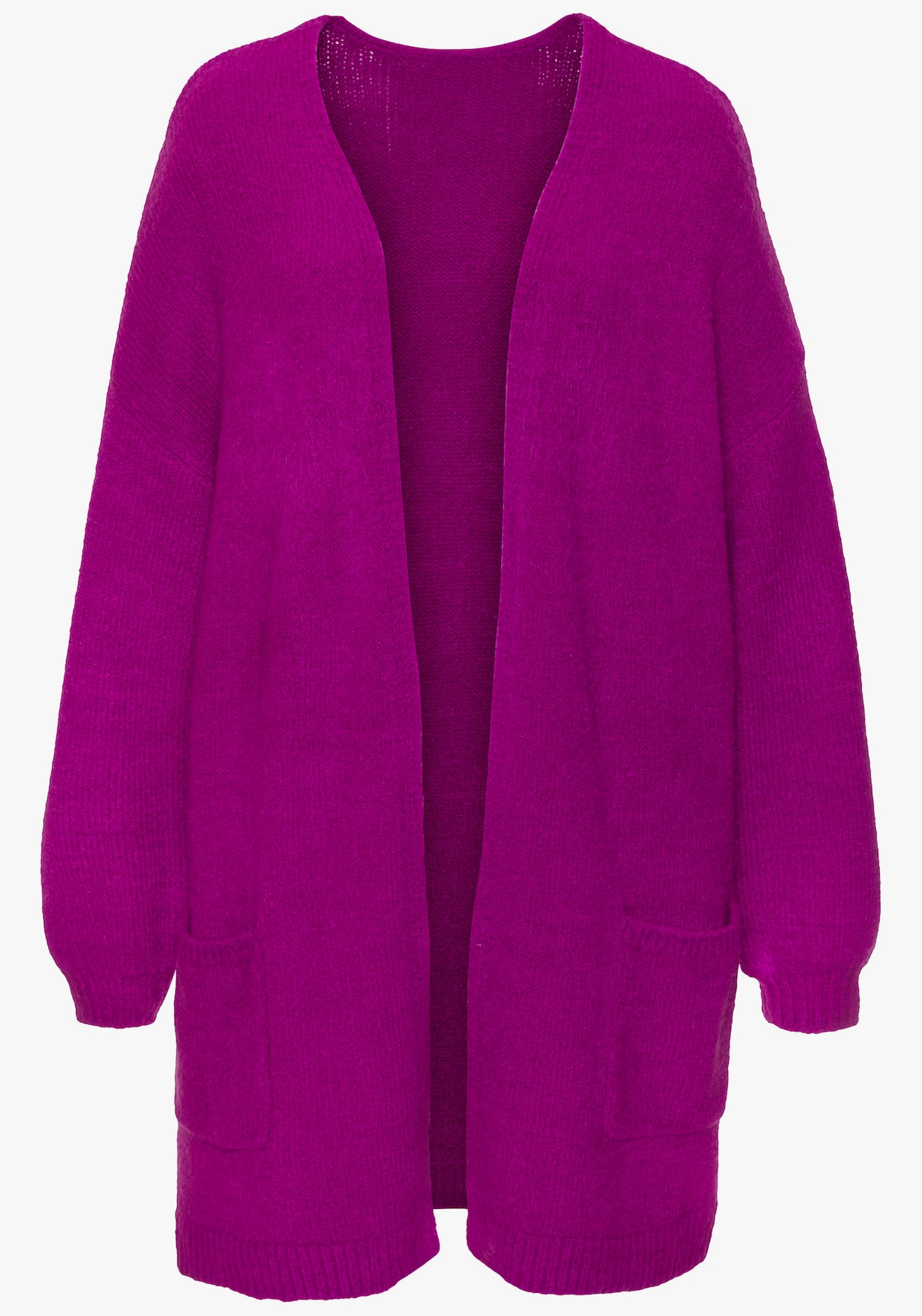 Vivance Veste longue en tricot - lilas