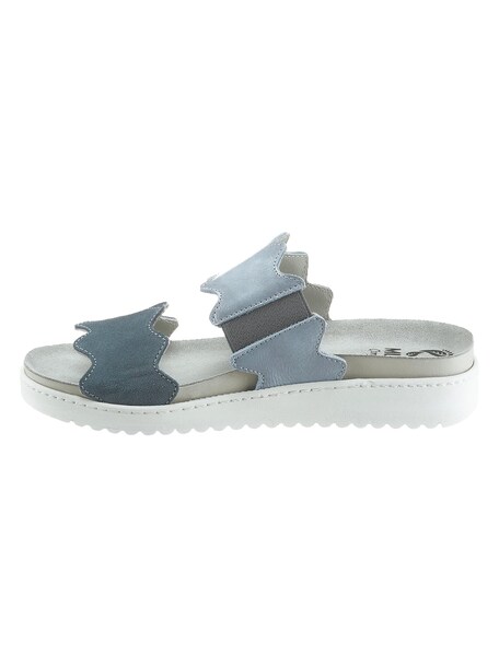 PLAKTON Damen Pantoletten BERTA 185862 moresco castagna taupe