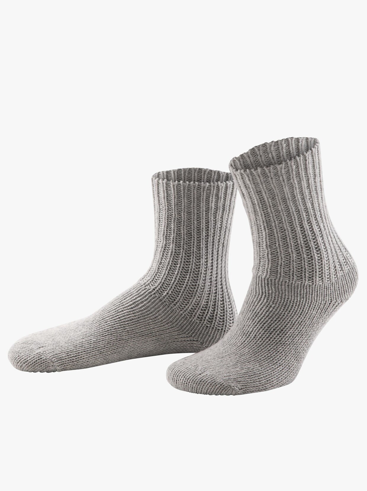 wäschepur Damen-Socken - grau-melange