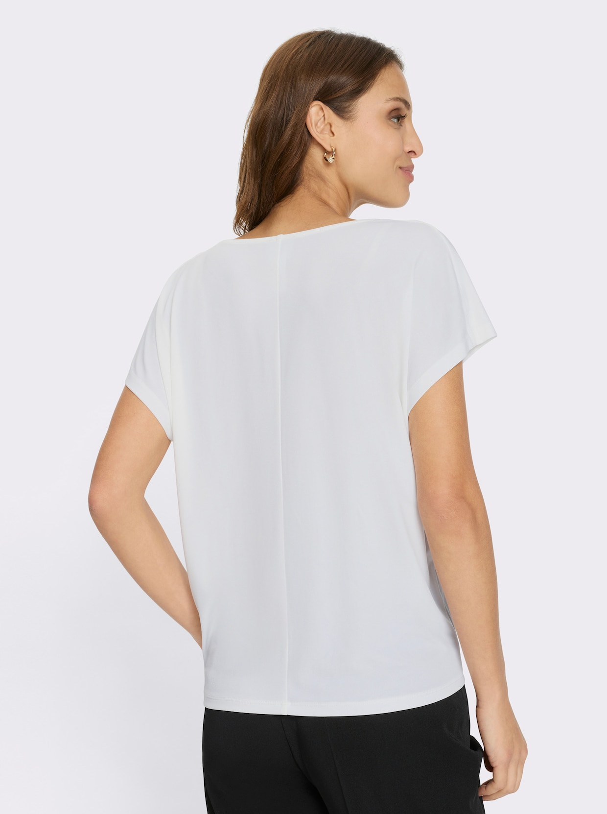 Wasserfallshirt - ecru