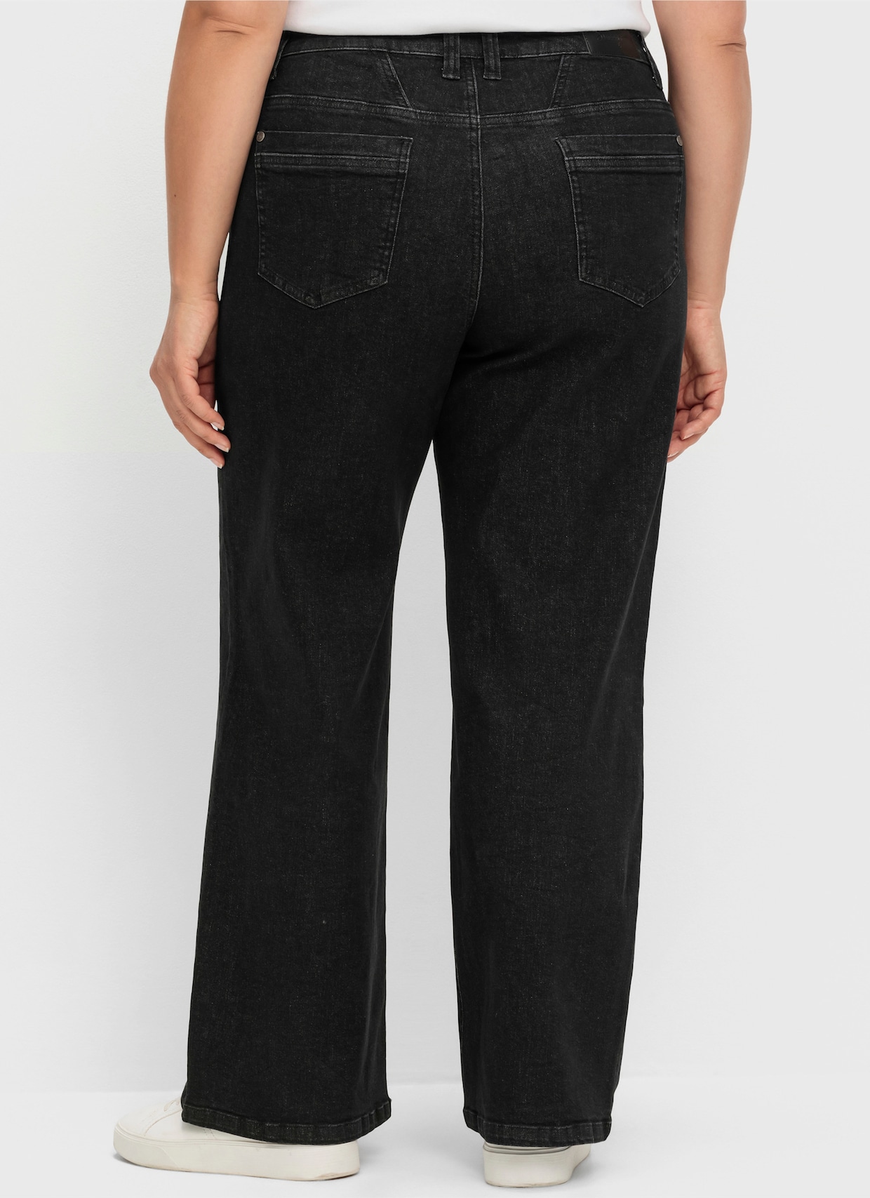 sheego jeans - black denim