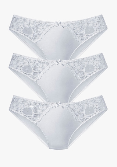 petite fleur Slip - 3x blanc