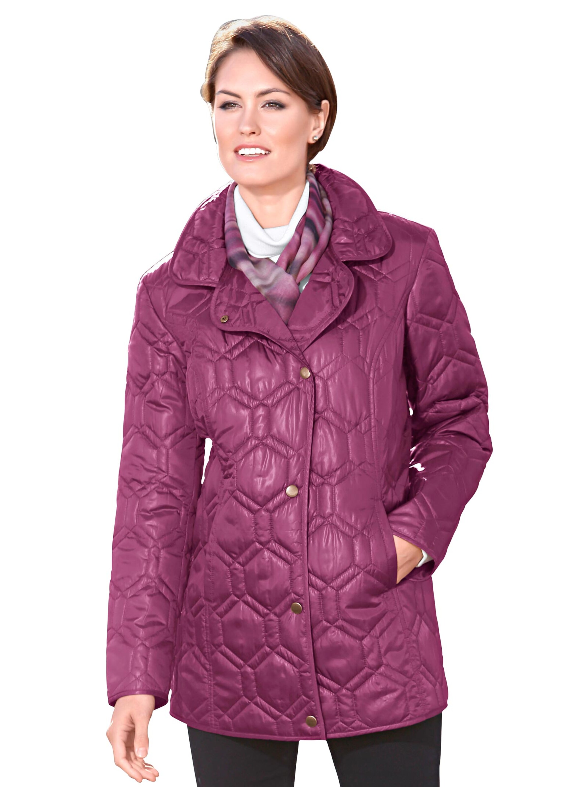 Steppjacke - fuchsia