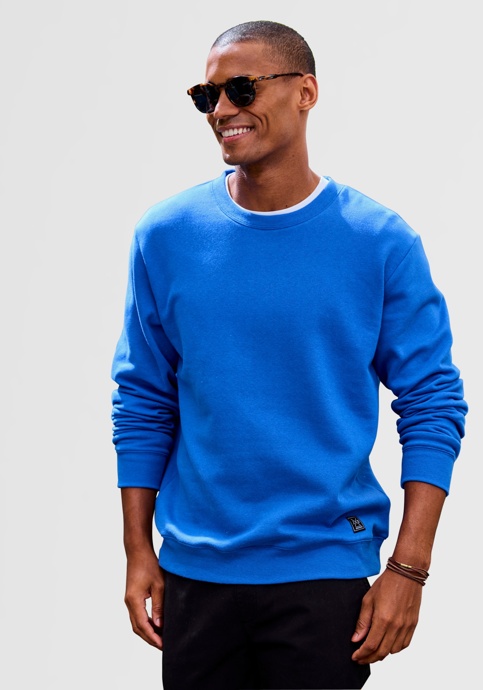 John Devin Sweatshirt - blau