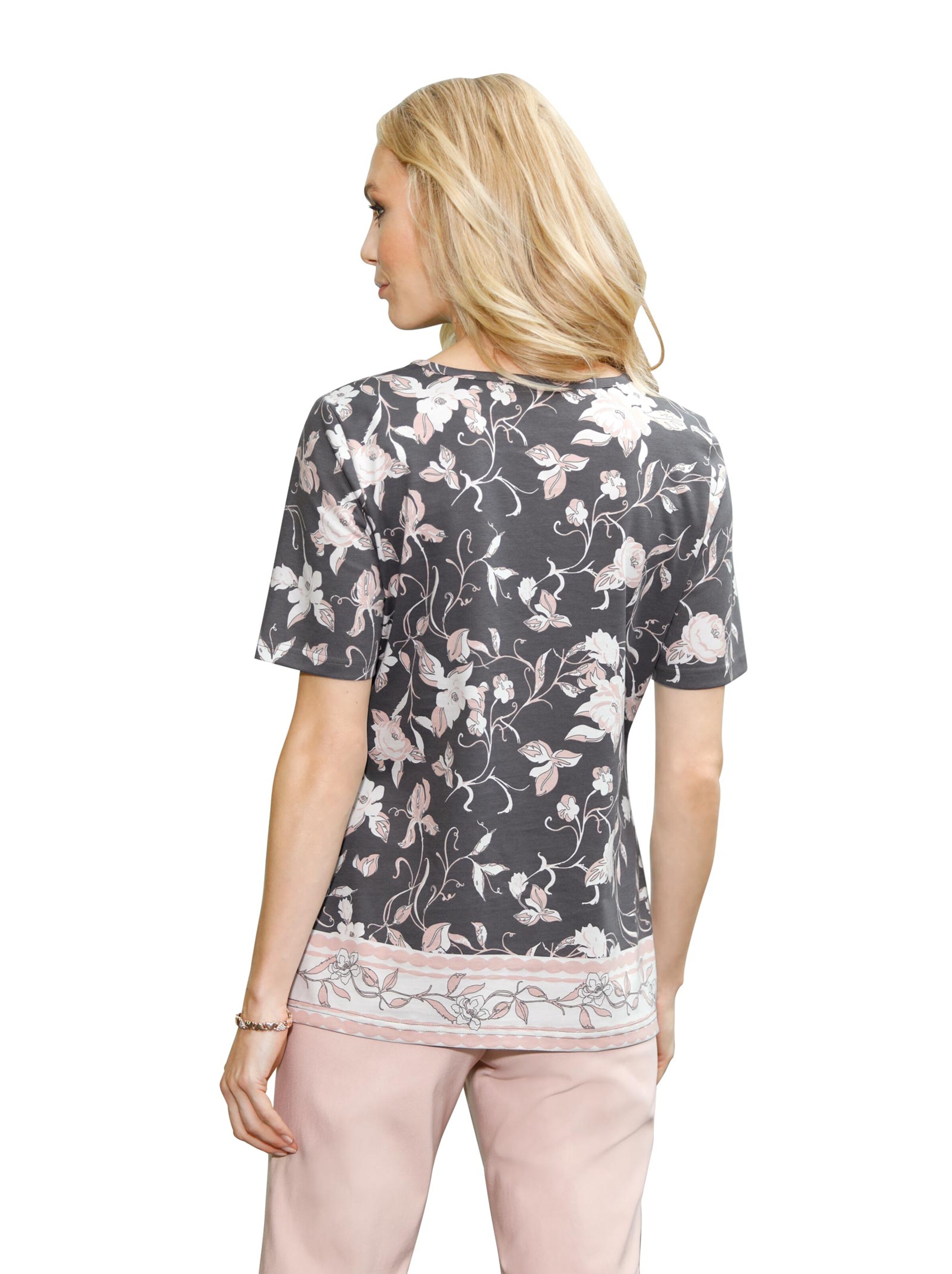 Shirt - anthrazit-bedruckt