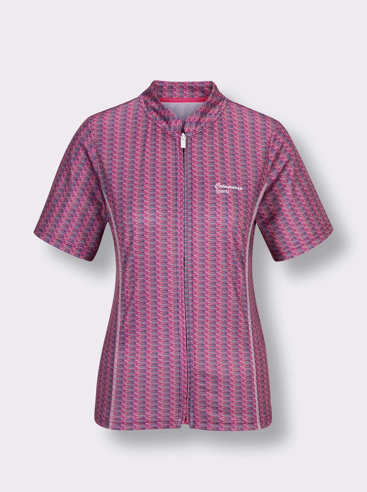 Catamaran Sports Functioneel shirt - fuchsia-oceaan-gemêleerd