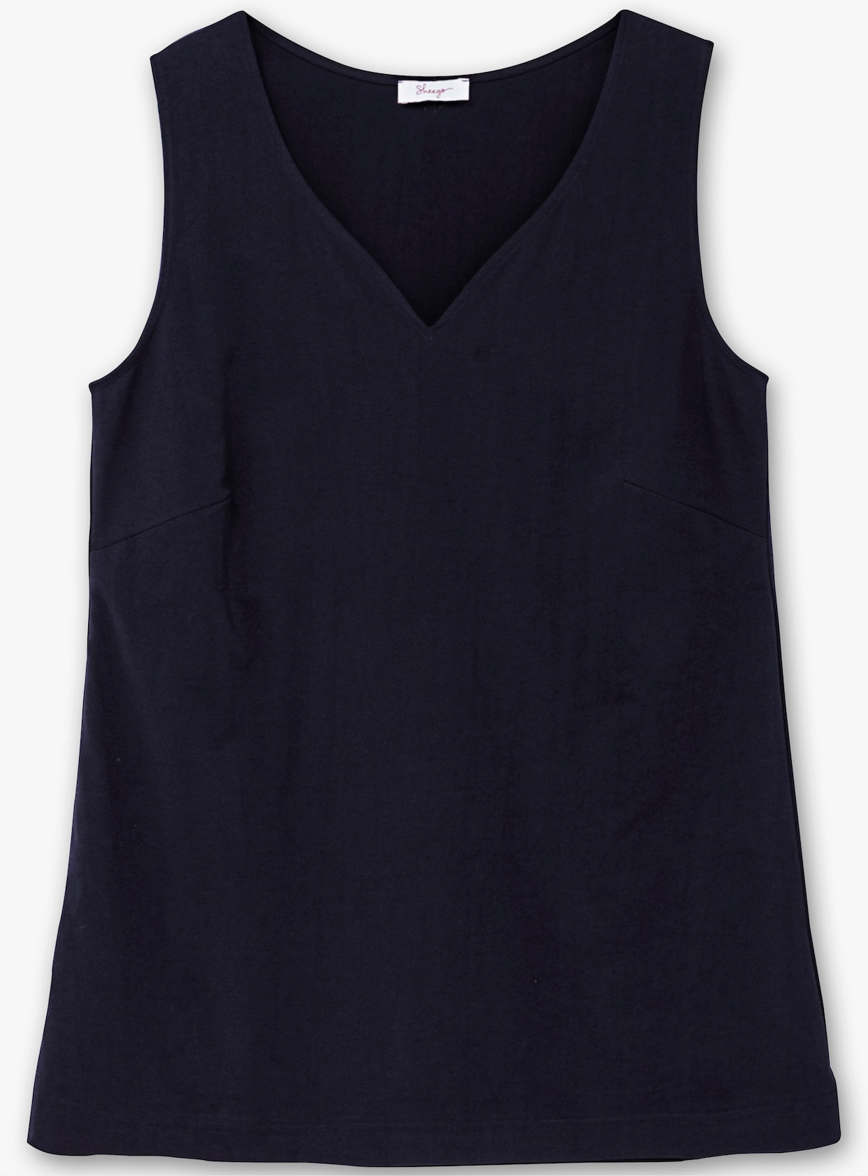 sheego Top met bandjes - diepblauw