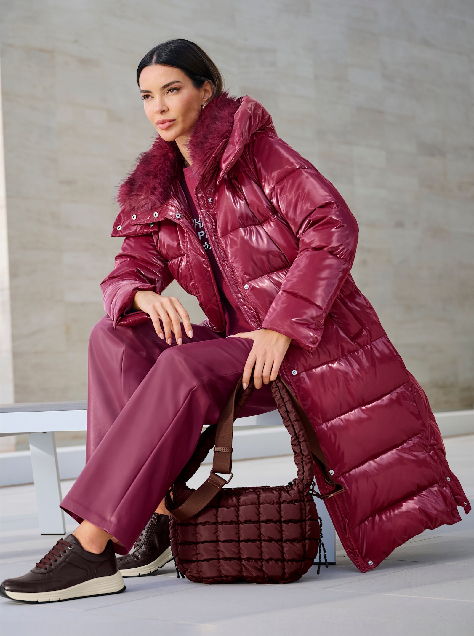 heine Tasche - burgund