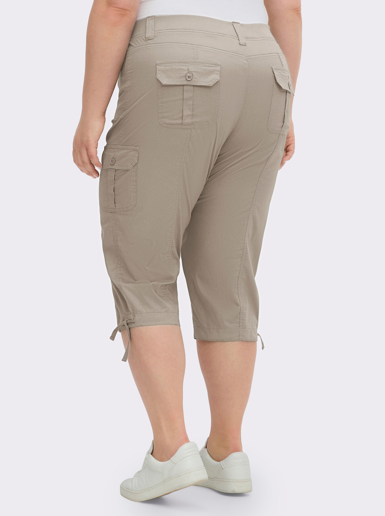 Caprihose - taupe